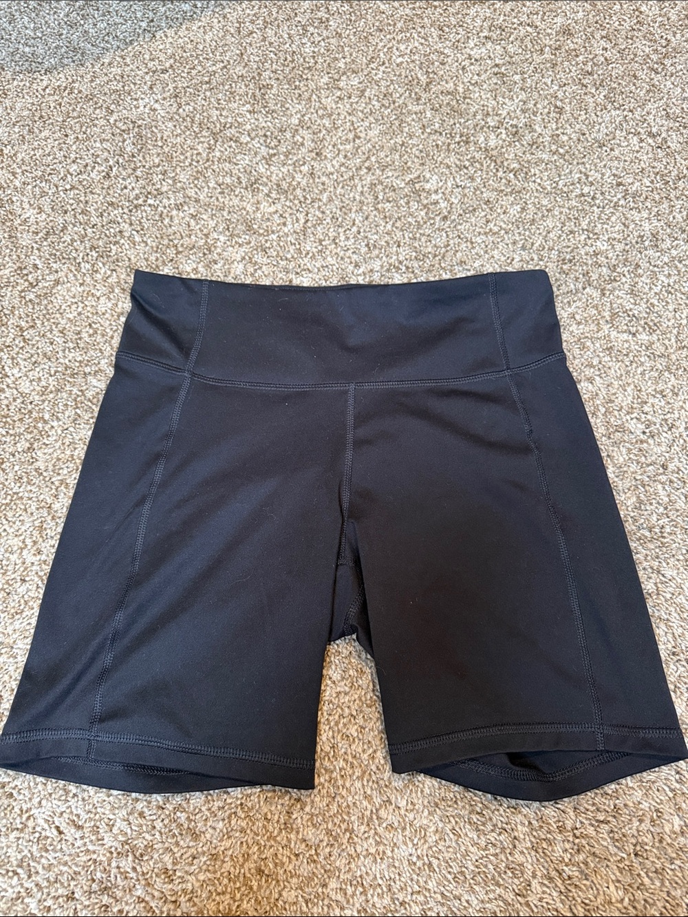all in motion Black High-Rise Bike Shorts